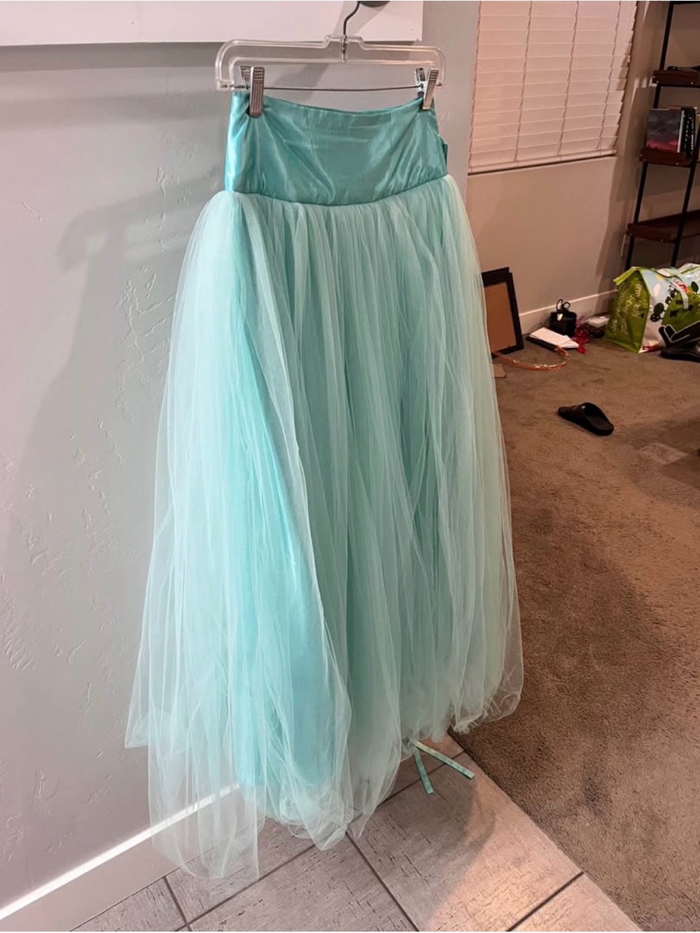 Shabby Apple Mint Tulle Prom Skirt